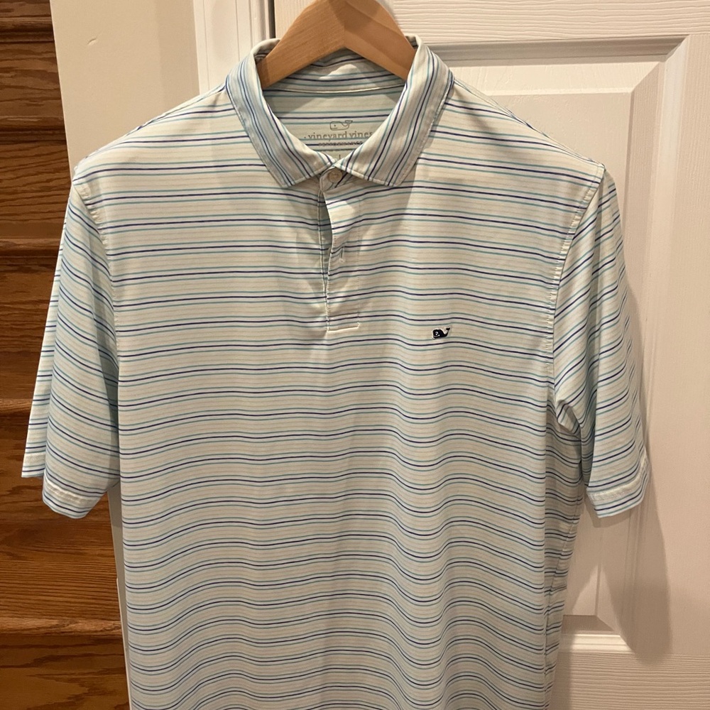 Vineyard Vines Men's Performance Striped Polo Shirt